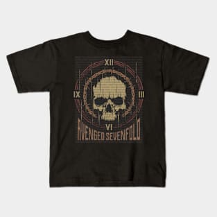 Avenged Sevenfold Vintage Skull Kids T-Shirt